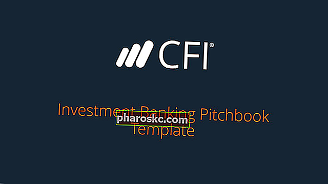 Investment bank pitchbook skabelon omslag