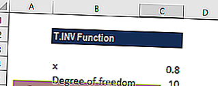 T.INV-funktion - Eksempel 2