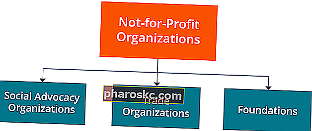 Neprofitne organizacije - vrste
