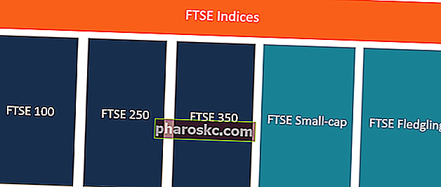 Vrste FTSE indeksa