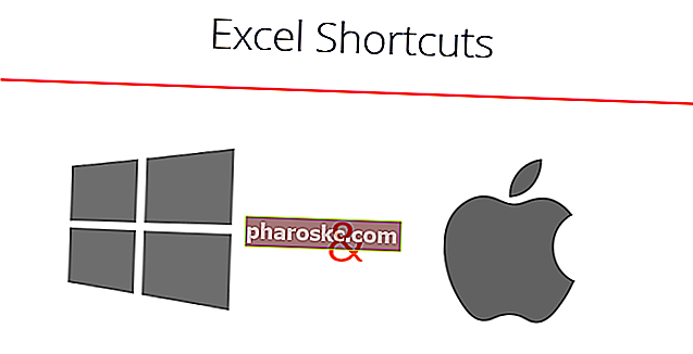 PC ve Mac için klavyedeki Excel kısayollarının listesi