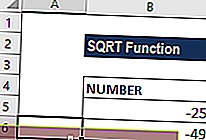 פונקציית SQRT - דוגמה 2