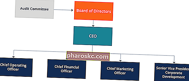 Upravni odbor - Organizacijska shema