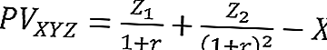 Формула за нетна настояща стойност (NPV)