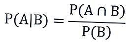 Uvjetna vjerojatnost - formula